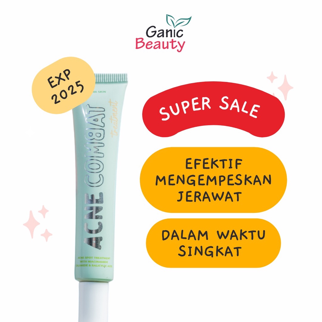 Runaskin Acne Combat Cream Totol Jerawat dan Bekas