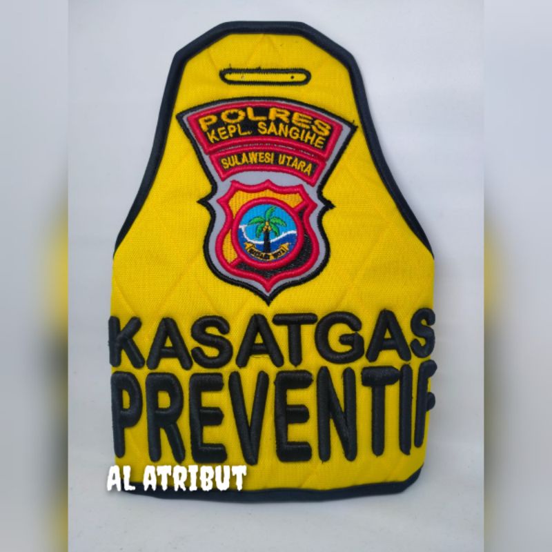 banlengan kasatgas polri polisi / ban lengan bhabinkamtibmas custem logo polda