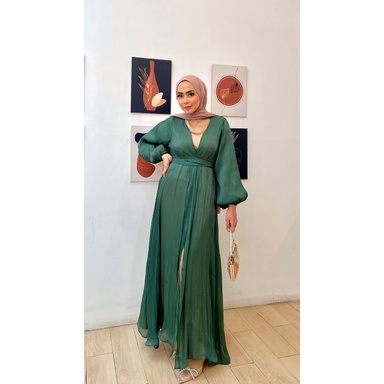 Laya Abaya Outer Turkey Shimer Silk