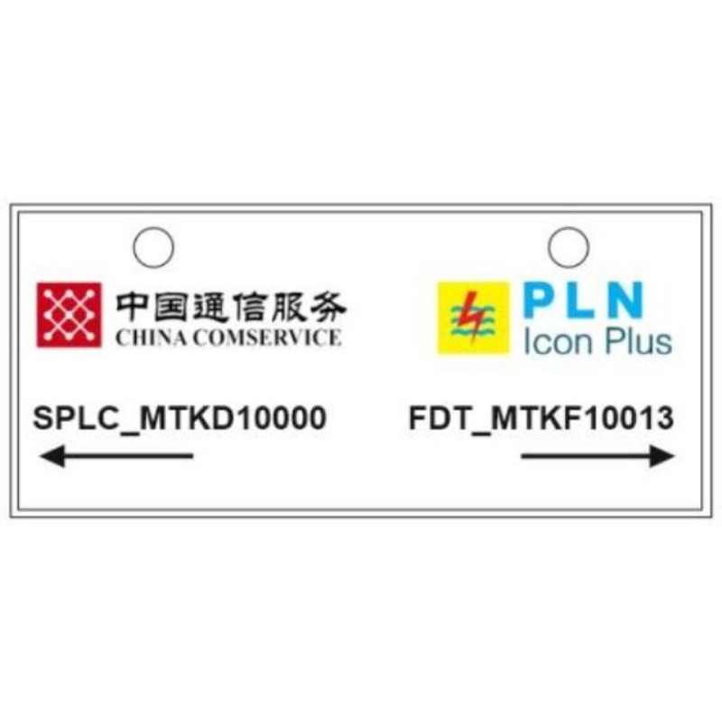 Label Kabel Fiber Optic Spek Icon+