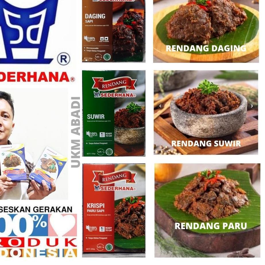 

◘ Rendang Daging Sapi RM Sederhana Halal ☁