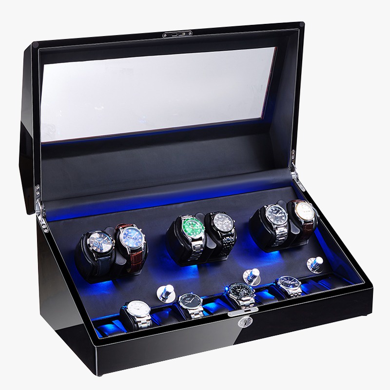 Watch Winder Pemutar Jam Tangan Otomatis Winder Watch 6+10