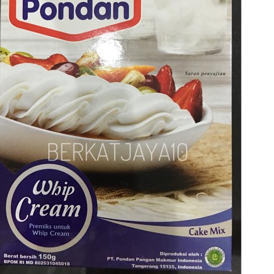 

Termurah dan terbaik Pondan Whip Cream Wippy Wipping Krim instan hias kue serbuuu !