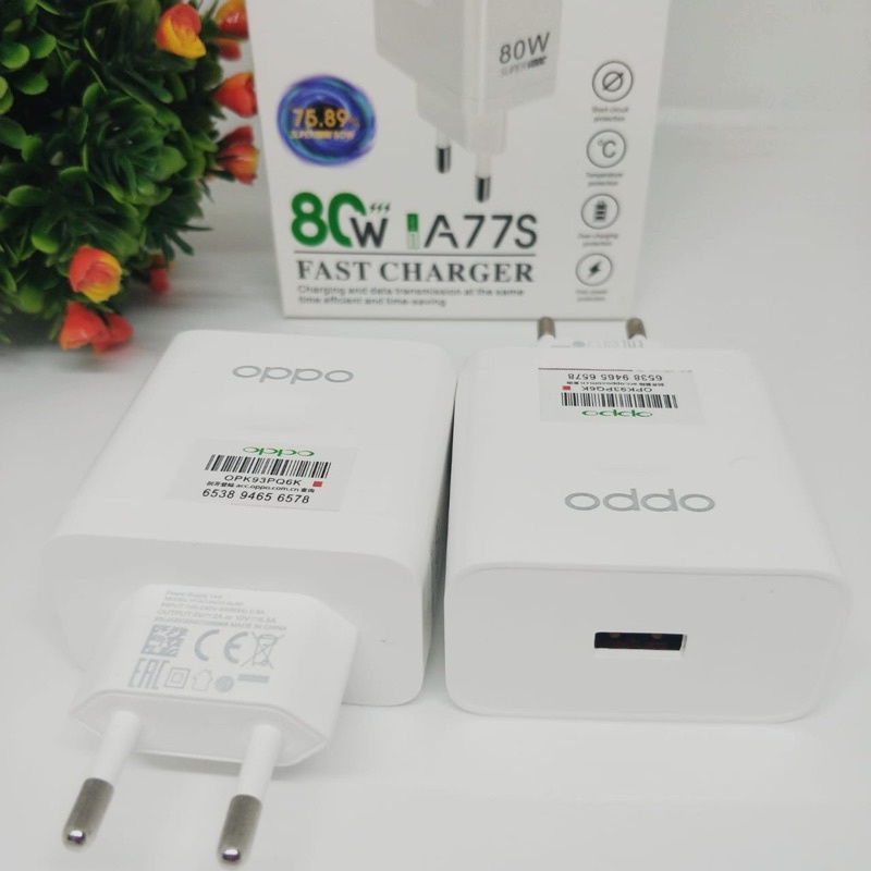 Batok Ori 100% OPPO A77S (B123) , 80W * _Support FastCharging &amp; Vooc BY SMOLL