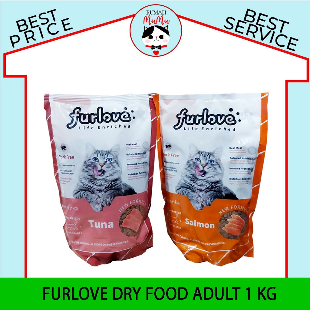 MAKANAN KUCING DEWASA FURLOVE FRESHPACK 1 KG