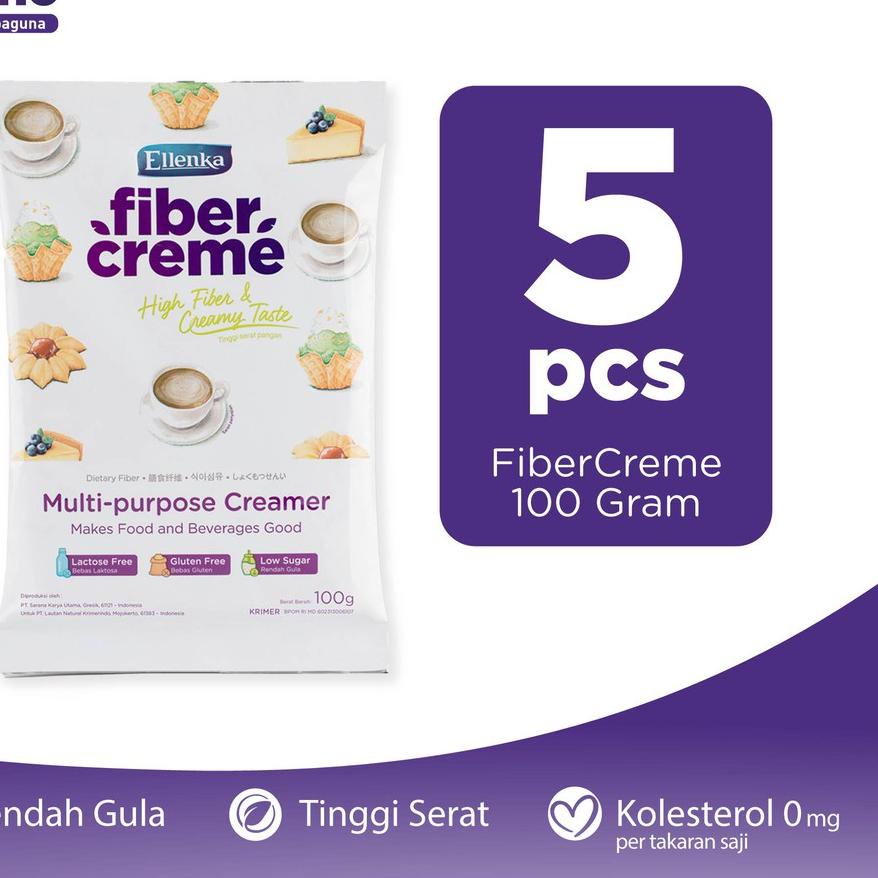 

✷ FiberCreme Sachet 100gr - 5 Pcs ✧