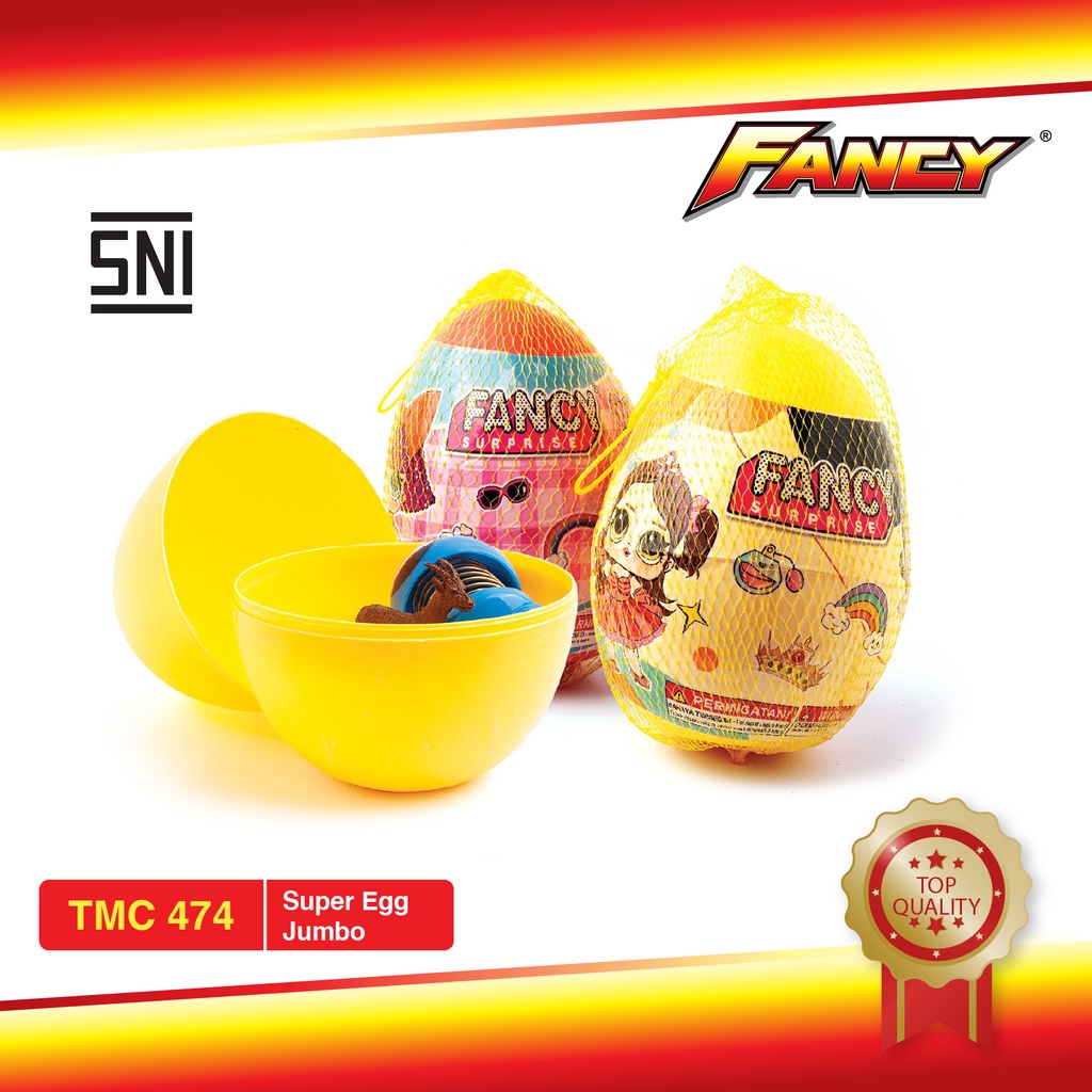 Mainan Anak Telur Besar Edukasi Super Egg Jumbo Fancy Surprise Egg Perempuan Viral Murah TMC 474