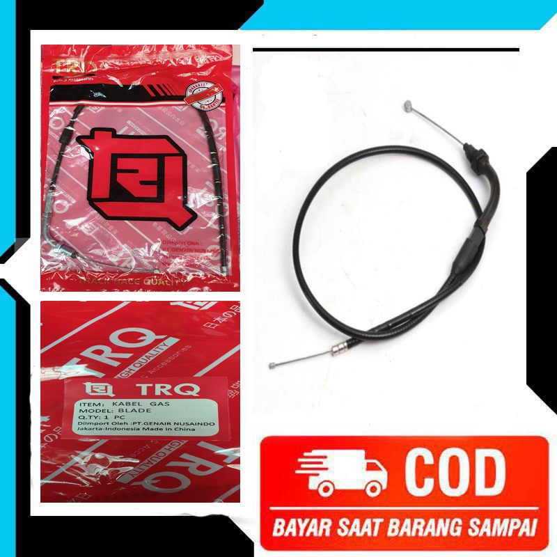 KABEL GAS MOTOR Blade - REVO - REVO ABS - KARISMA - SUPRAX 125 Merk TRQ TALI KAWAT GAS KARBURATOR