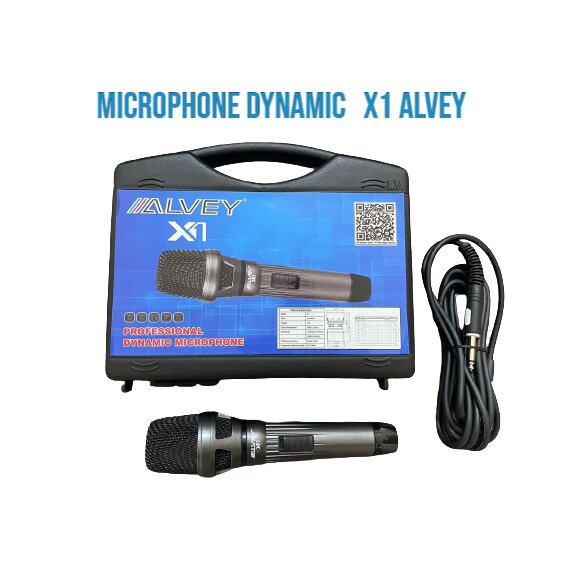 MICROPHONE DYNAMIC X-1 ALVEY