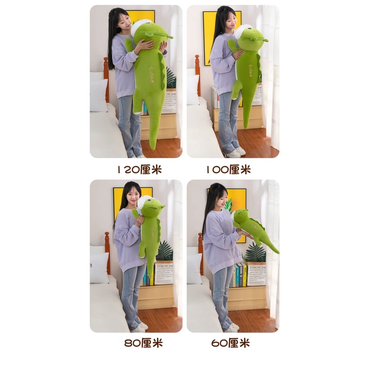 Boneka Dinosaurus Pakai Hodie Keropi Bahan Plush