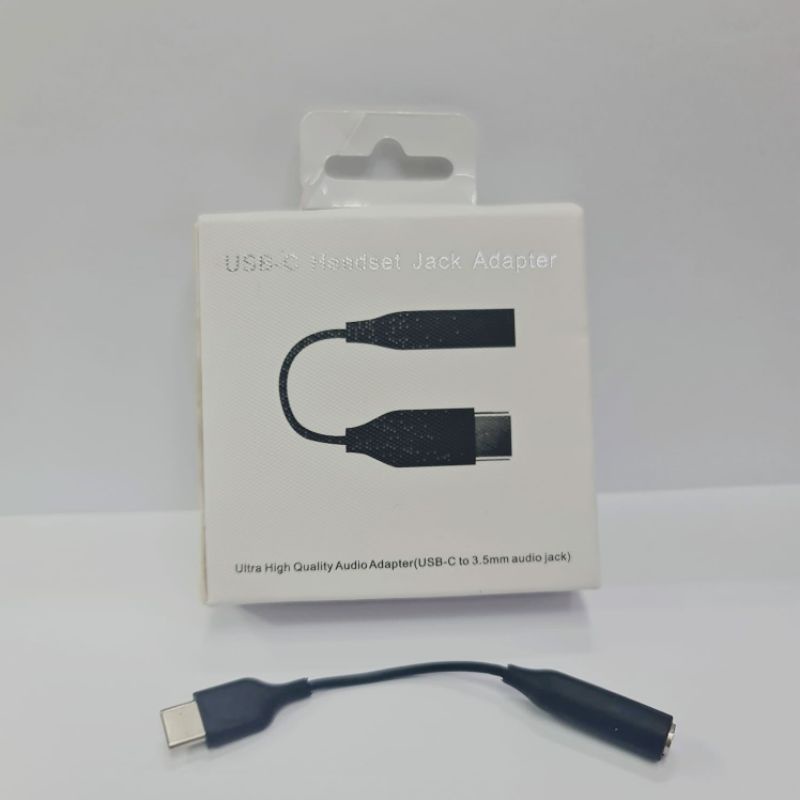 SAMBUNGAN HEADSET TYPE C USB - C HEADSET JACK ADAPTER