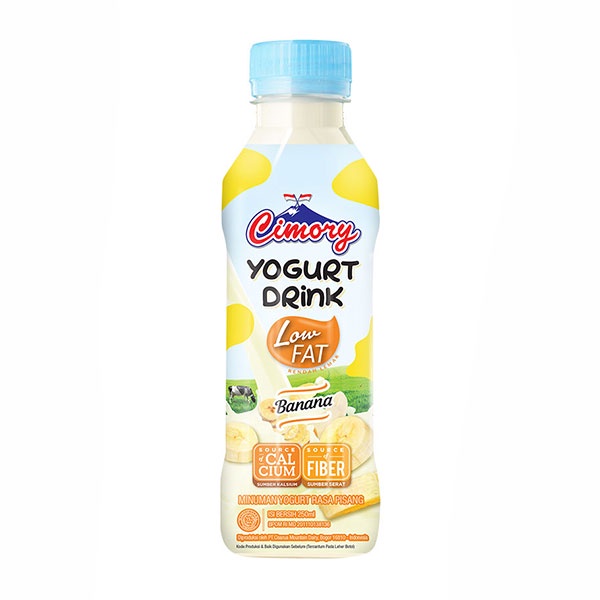 Promo Harga Cimory Yogurt Drink Low Fat Banana 240 ml - Shopee