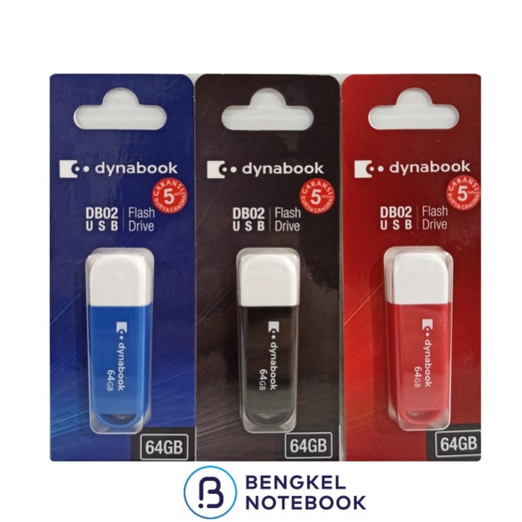 UFD Flashdisk Dynabook 64Gb 2.0 BLACK, BLUE