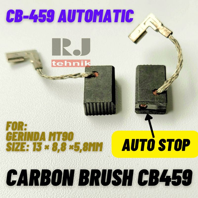 CB459 Carbon Brush Gerinda MT90 Bostel Arang Sepul CB 459 Auto Stop M0900 Doliz WIpro
