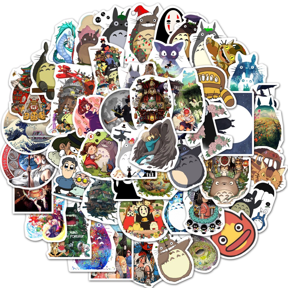 SG005 – Sticker / Stiker Anime Jepang Studio Ghibli Hayao Miyazaki