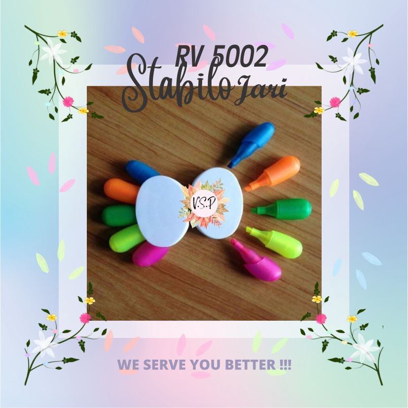 

Stabilo Jari RV 5002 / Souvenir Wedding Seminar kit Murah