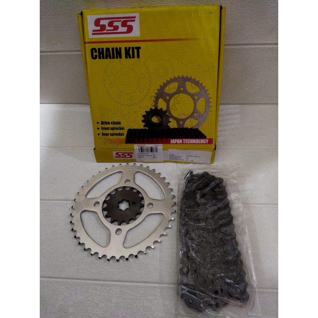 SSS Triple S Gear Paket Gear Set Lengkap Vega ZR Vega RR Force Fi Jupiter Z115 Robot Jupiter Z1 420S