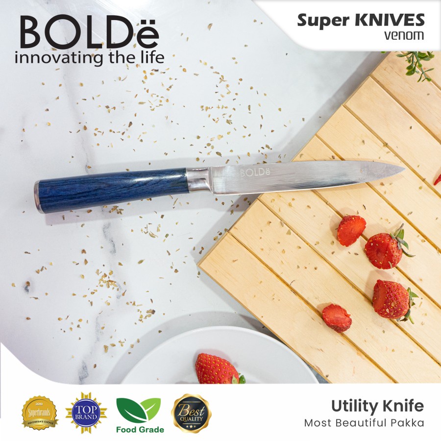 Pisau Dapur Super Knives Venom Utility Knife BOLDe