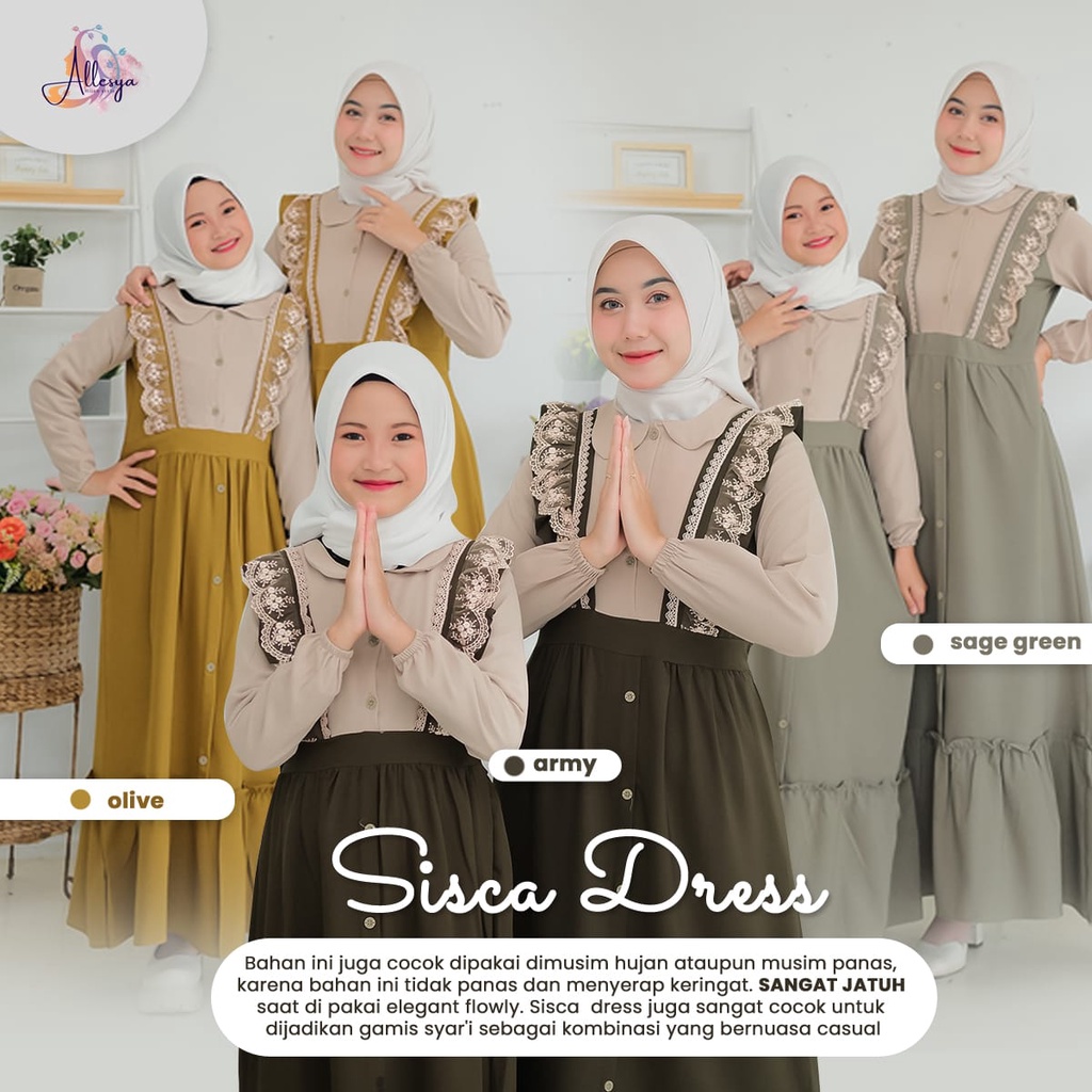 Gamis Couple Gamis Mom & Kids Gamis Couple Sisca by Alleya Gamis Couple Busui Gamis Tiffani Twill