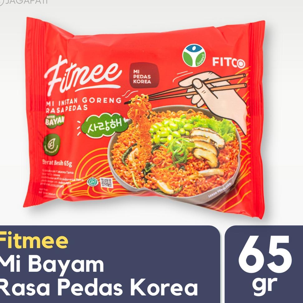 

Free Ongkir/ Fitmee - Bayam Pedas Korea 65 gr - Mie Sehat - Mie Rendah Kalori - Mie Instan