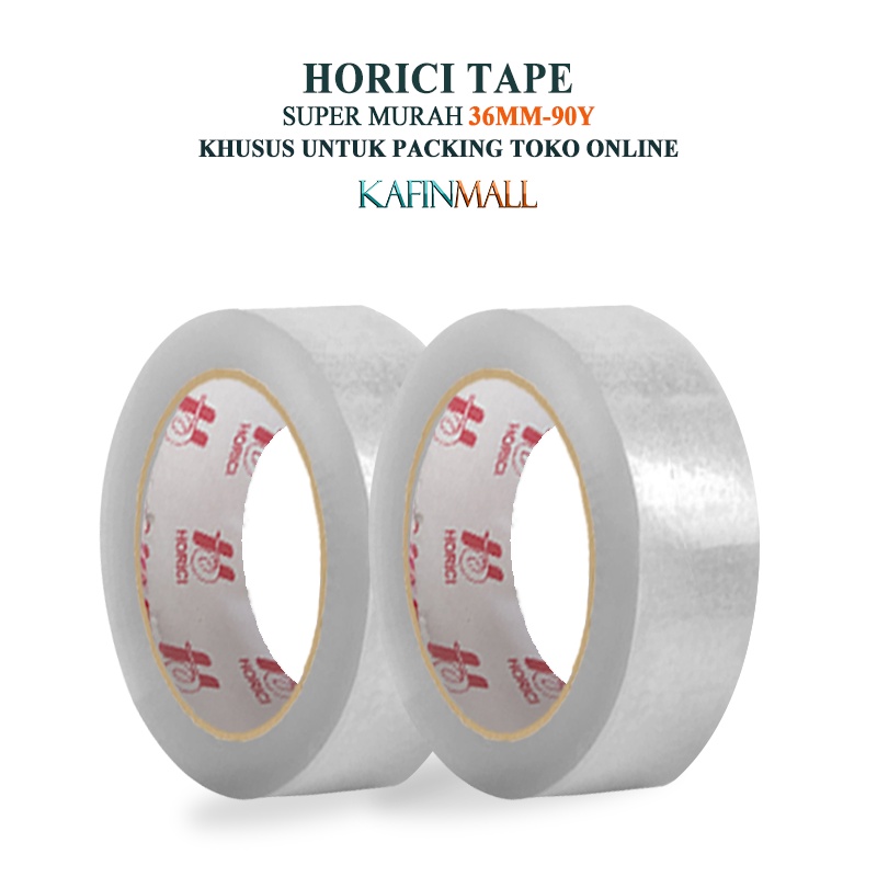 MEREK HORICI MURAH SUPER CLEAR 36mmx90Y LAKBAN BENING HORICI TAPE