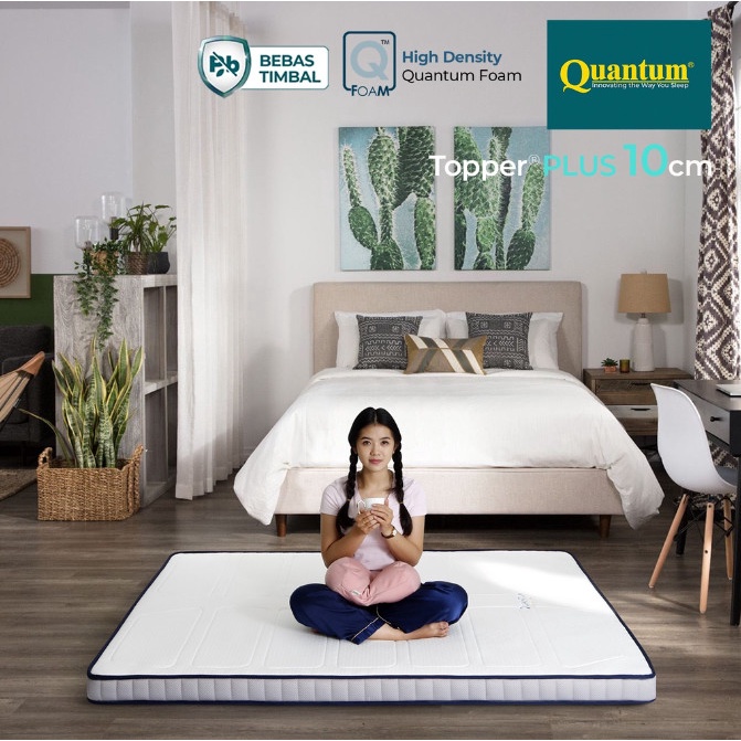 Quantum Mattress Topper Plus 160x200 cm Tebal 10 cm kasur spring bed