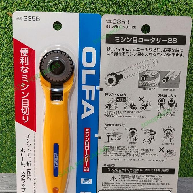 

OLFA ROTARY CUTTER 235B Perforation Cutter 28mm ( PRC-3/C )