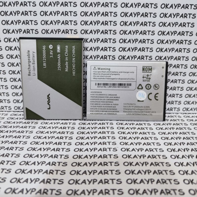 BATERAI BATRE BATERAY LAVA IRIS 88