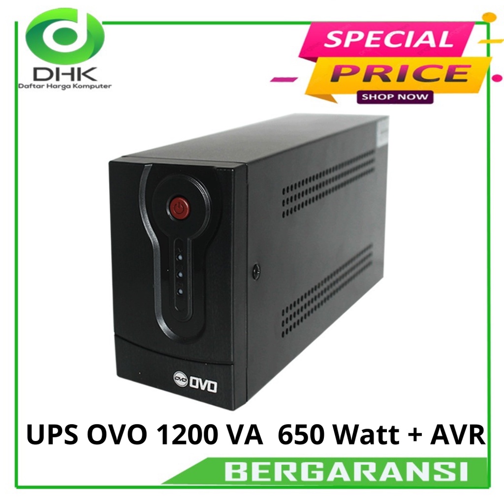 UPS OVO 1200 VA / 650 Watt + AVR