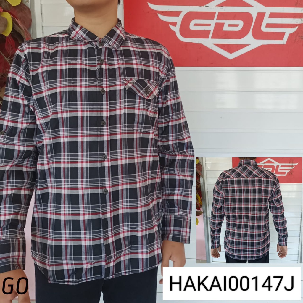 gof KBSB CDL By (CARDINAL) KEMEJA PANJANG JUMBO Pakaian Pria Kemeja Hem Casual Slimfit REGULER Lengan Panjang Motif Distro Original murah