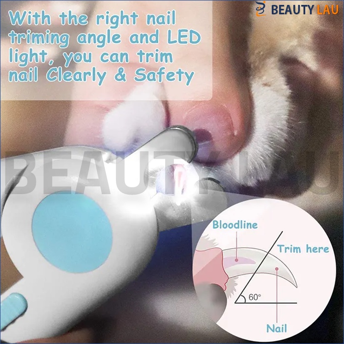 GUNTING KUKU KUCING LED KIKIR KUKU KUCING PET NAIL CLIPPER PEMOTONG KUKU KUCING PREMIUM GROOMING HEWAN