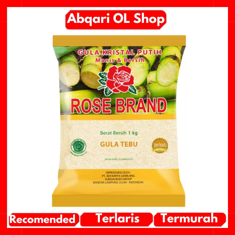 

Rose Brand Gula Kristal Kuning 1kg