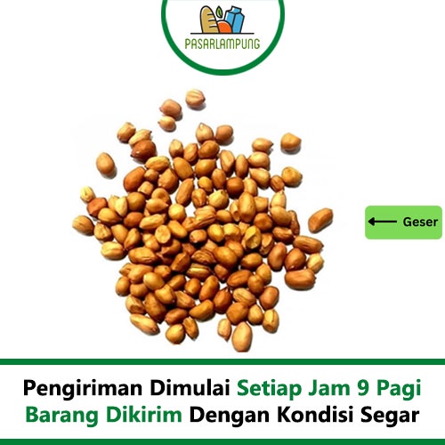 Kacang Tanah Kulit 250 Gram Pasar Lampung