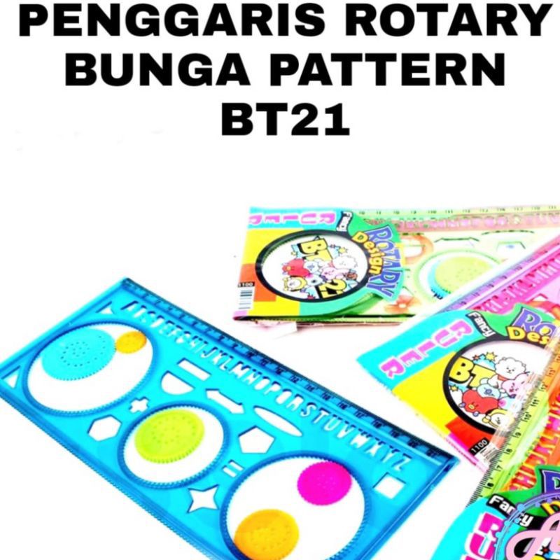 

Penggaris Rotary BT21 / Penggaris Spirograph