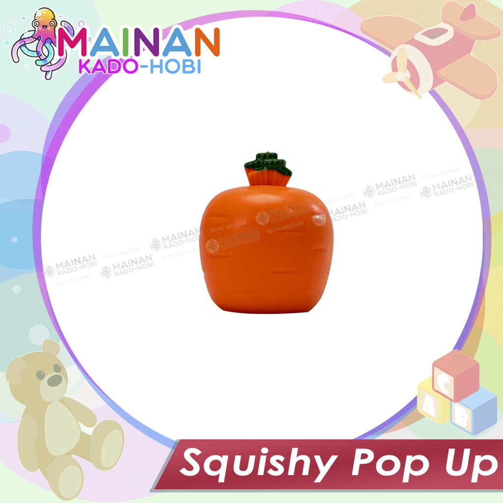 MAINAN ANAK UNISEX SQUISHY PRESS POUL TRY OUT KARAKTER RABBIT