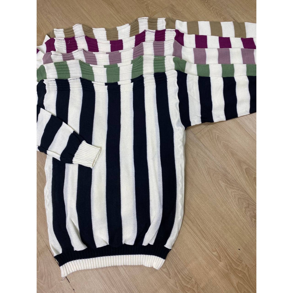 Alena Atasan Rajut Blouse Wanita Salur