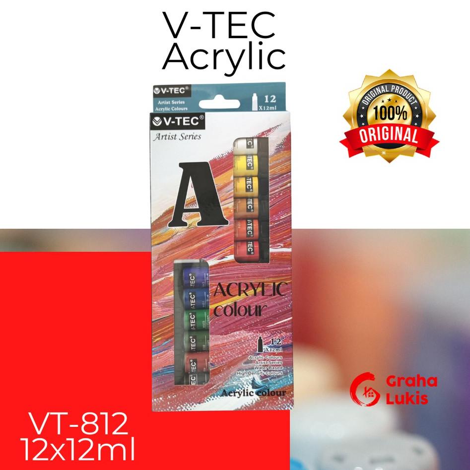

Harga Favorit V-Tec Acrylic Color Set 12x12Ml / Cat Akrilik V-Tec 812-A