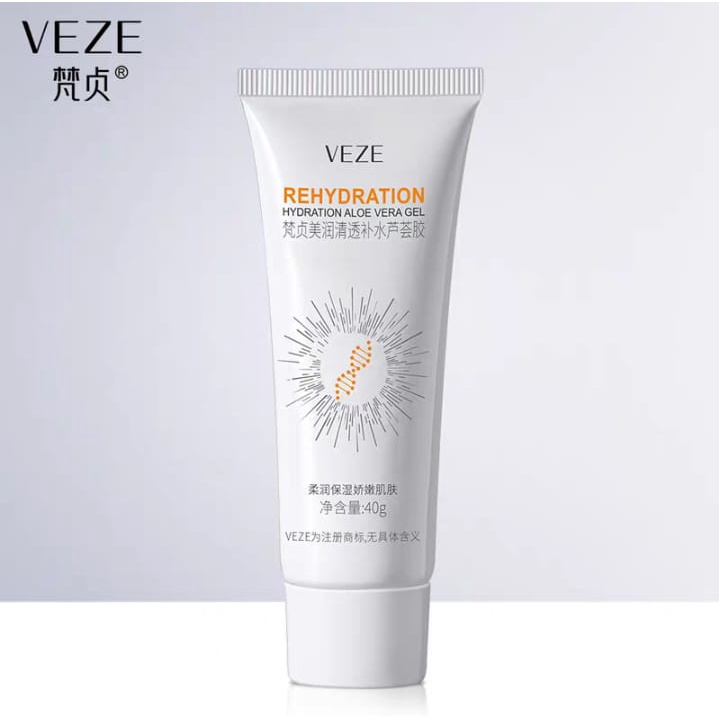 Veze pelembab lidah buaya hydration aloevera gel clear and moisturizing 40gr FZ46746