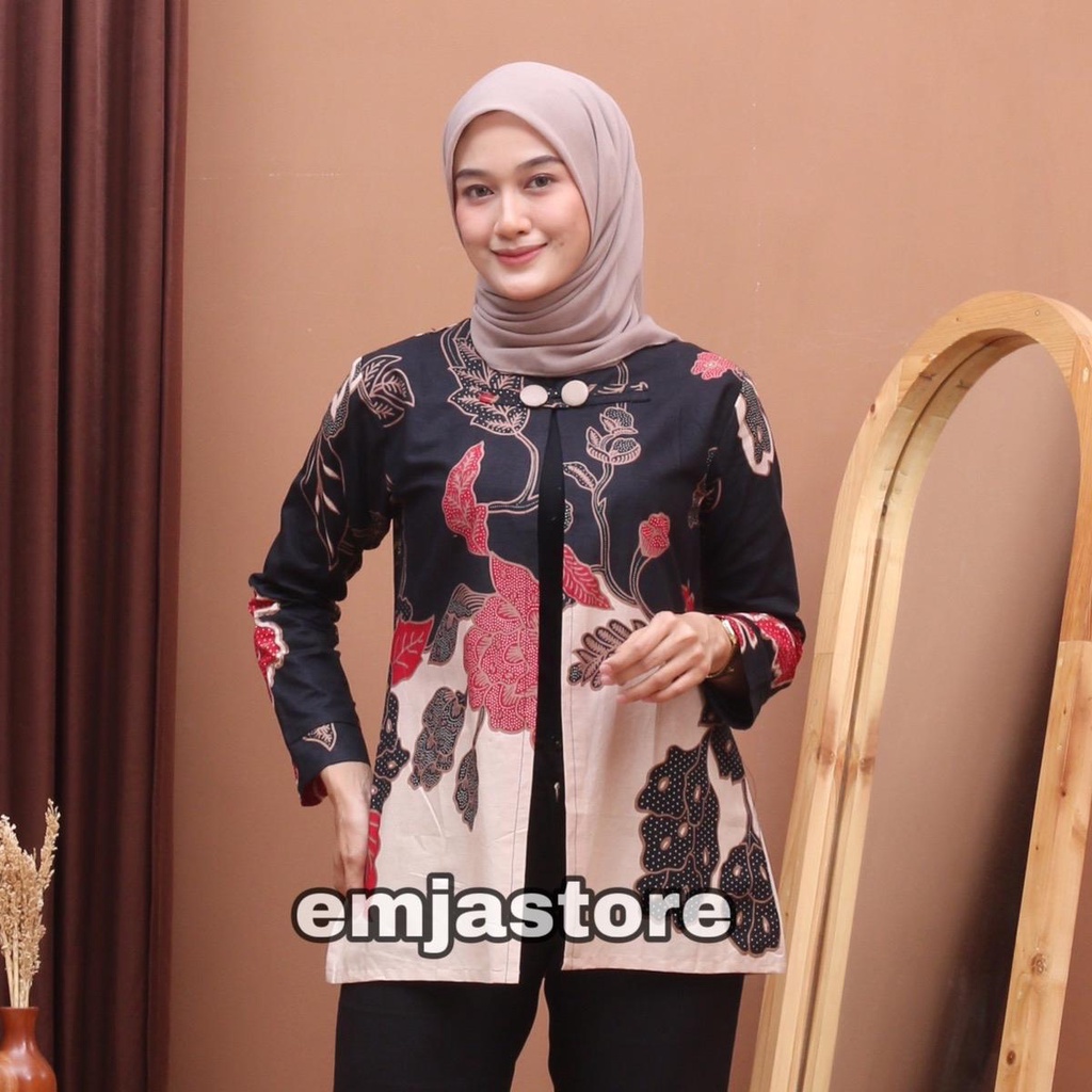 ATASAN BOLERO MOTIF MAWAR