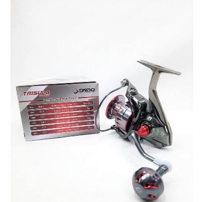 REEL PANCING DAIDO TRISULA SW ASLI ANTI KOROSI POWER HANDLE TERBARU ORIGINAL
