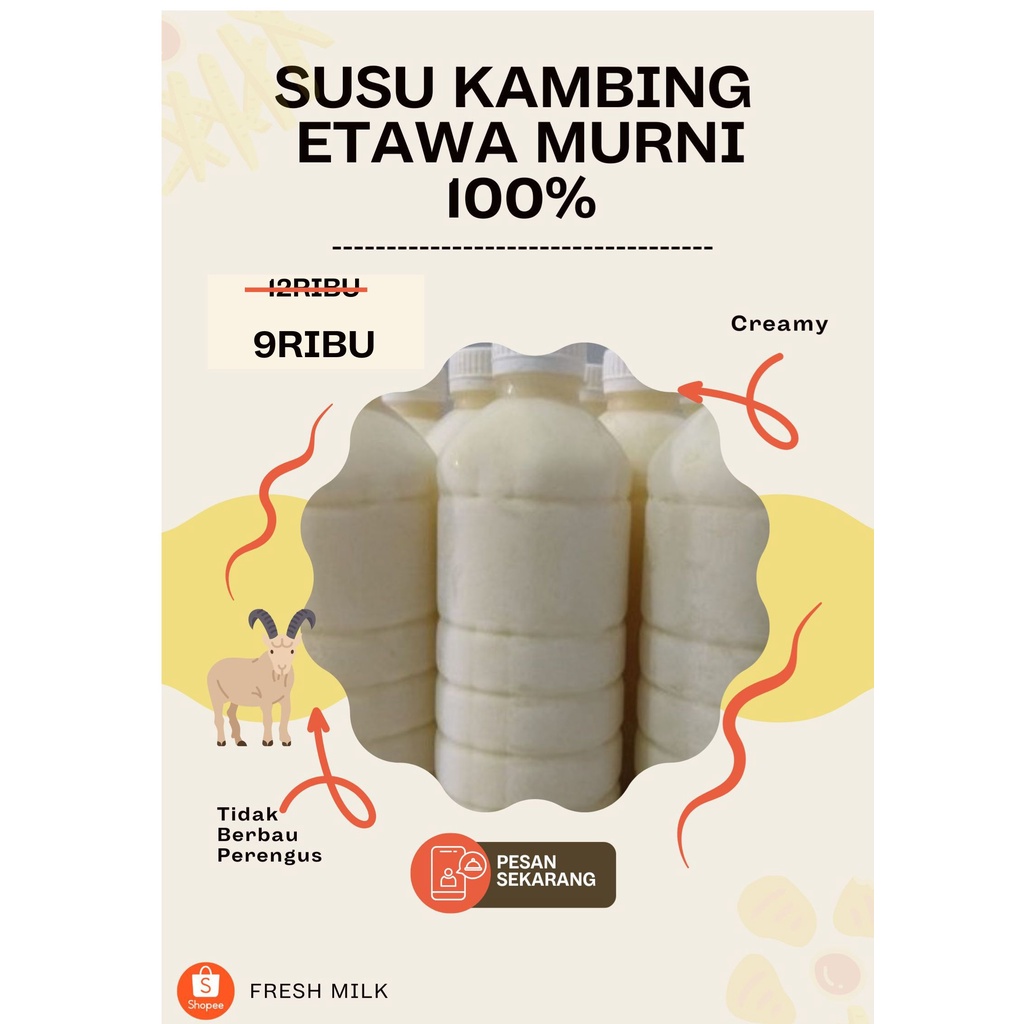 

Susu Kambing Etawa Murni 100% 200ml