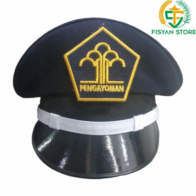 Topi Pet Pengayoman | Pet Kemenkumham | Topi Pet Lapas Gol 2