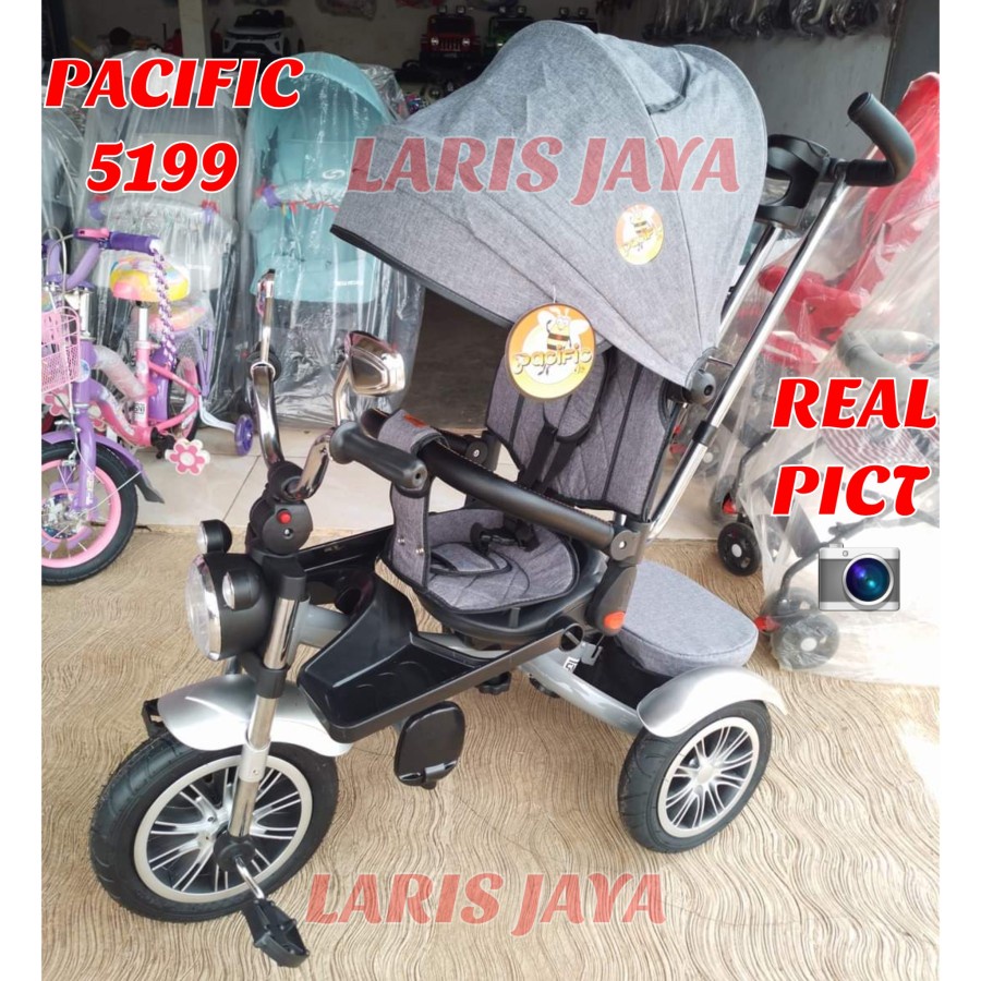 BONUS BELL sepeda roda tiga pacific 5199 terbaru, sepeda anak roda tiga pacific