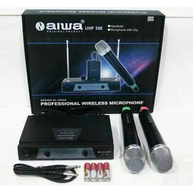 Mic Wireless Aiwa Uhf 358