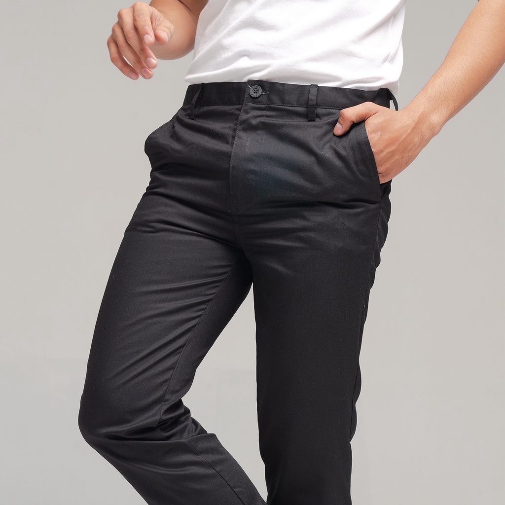 ORCA - Celana panjang Union (Non Stretch) Long Chino Black