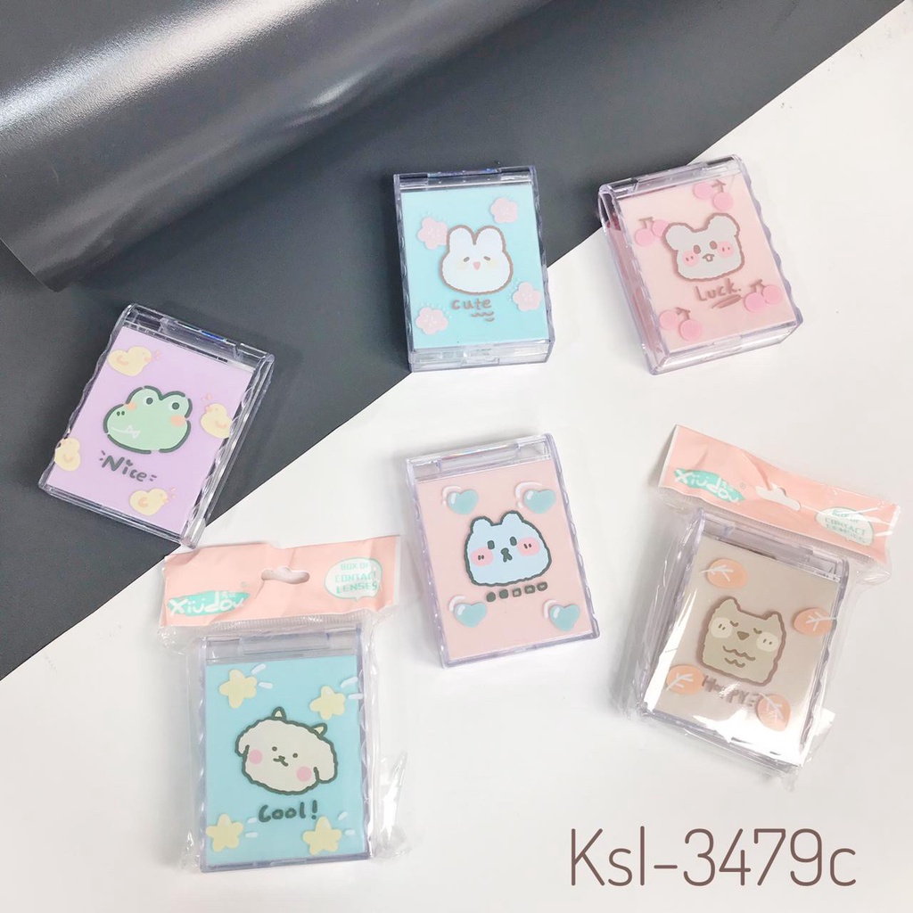 kotak soflens animal box soflen kotak lensa animal cermin softlens softlen