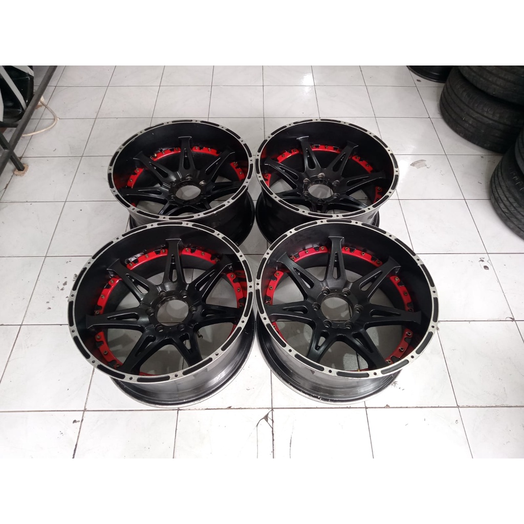 VELG MOBIL RACING BALISTIK RING 20 LEBAR 10 LUBANG BAUT PCD 6x139,7