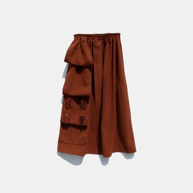 MURAH Rashawl Lynx Skirt Terracotta