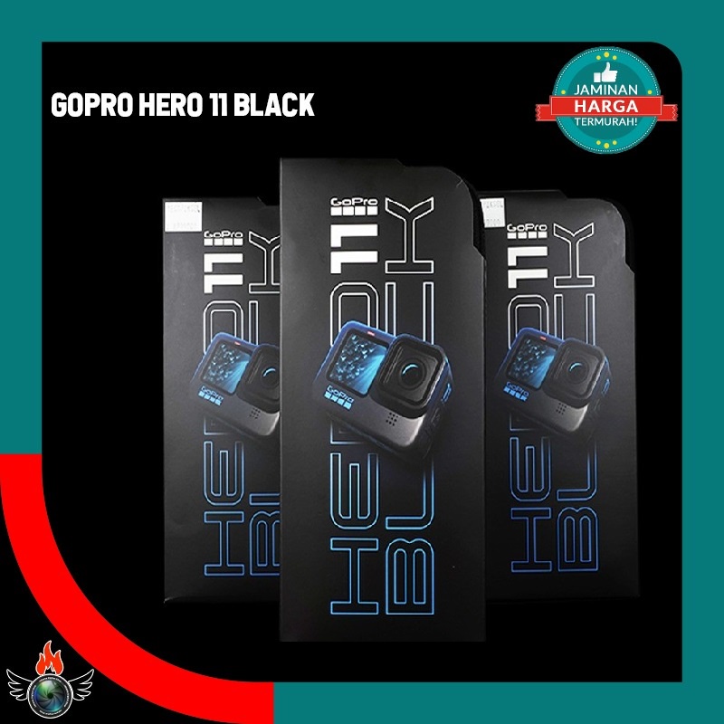 GoPro Hero 11 Black + Aksesoris Full Set Paket N16 For Action Cam