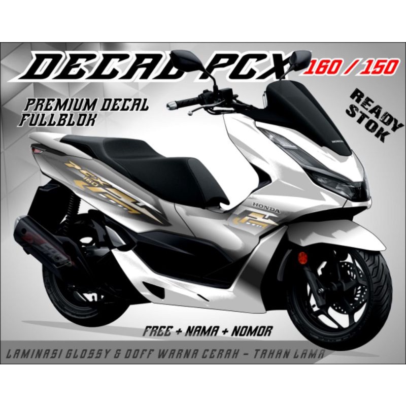 decal pcx 160 full body striping all new pcx 160 tahun 2021 2022 full blok sticker pcx 160 full body